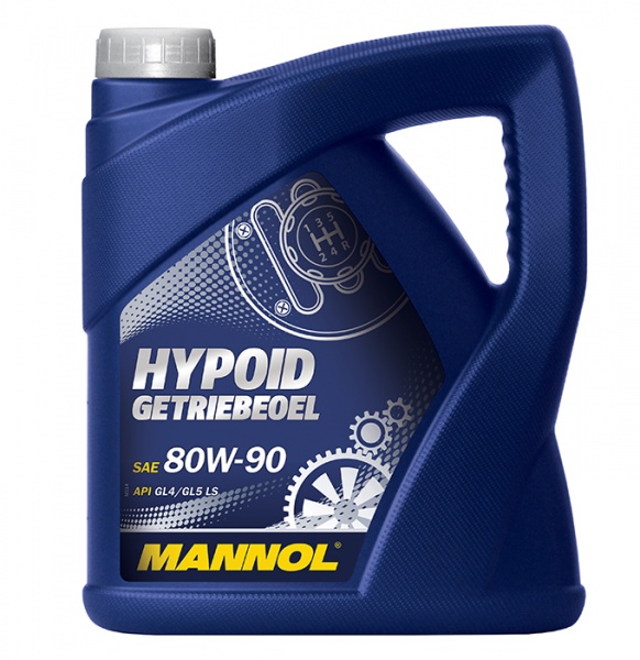 Hypoid Getriebeoel 80W-90 4L, 1354, масло минеральное, Mannol