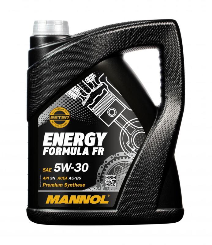 7707 ENERGY FORMULA FR 5W-30 5 л, 77075, масло синтетическое, Mannol