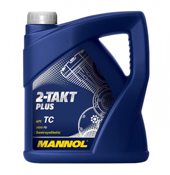 2-Takt Plus 4L, 1426, масло полусинтетическое, Mannol