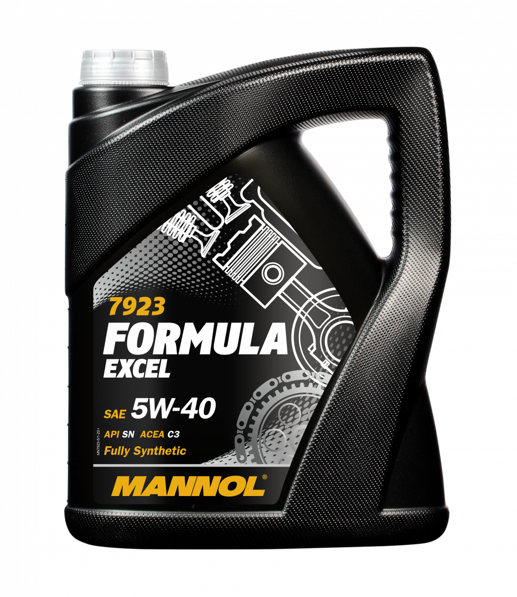 7923 Formula Excel 5W-40 4L, 79234, масло синтетическое, Mannol